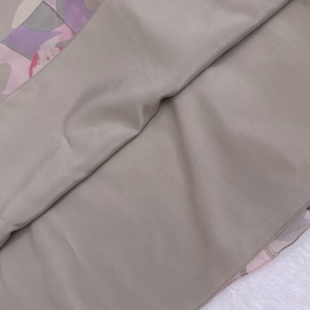 {VTG} Marella by MaxMara | 90s Silk Multicolor Abstract Floral Print Midi Skirt - Picture 5 of 15